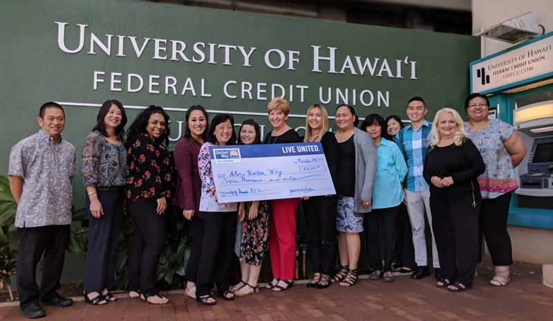 Aloha United Way Check Presentation