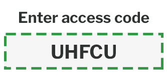 Use Access Code UHFCU