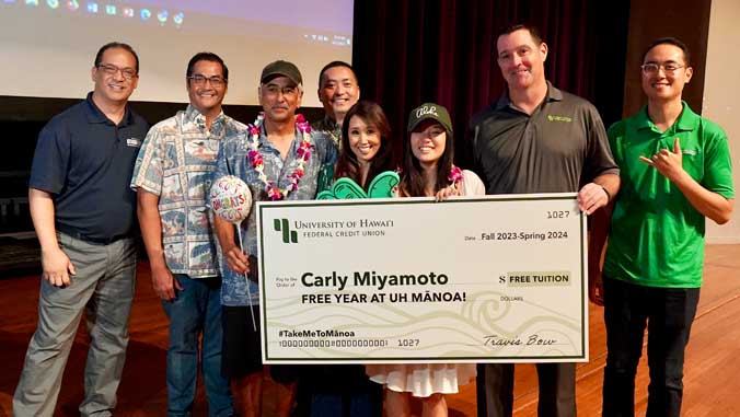 Carly Miyamoto - Take Me To Manoa Scholarship Winner